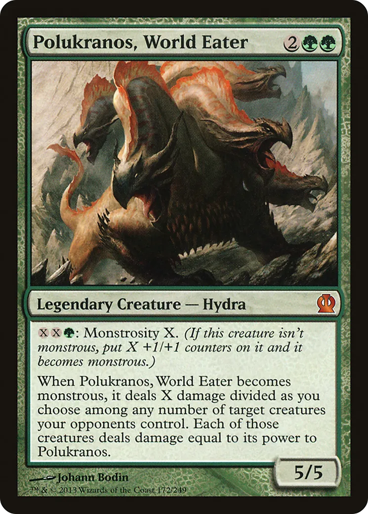 Polukranos, World Eater — Theros — Magic: The Gathering