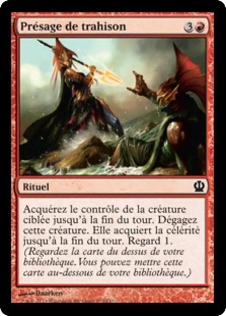 Présage de trahison — Theros — Magic: The Gathering