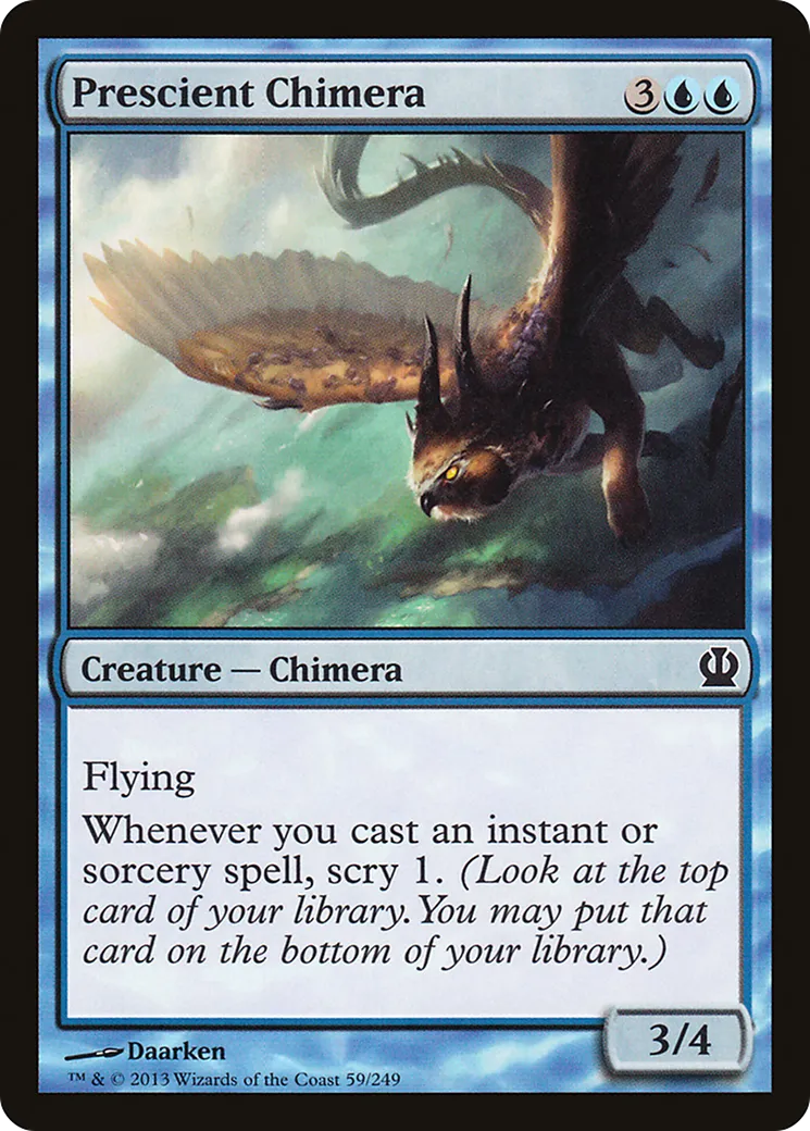 Prescient Chimera — Theros — Magic: The Gathering