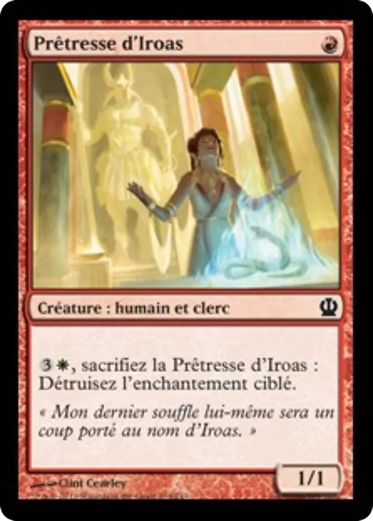 Prêtresse d'Iroas — Theros — Magic: The Gathering
