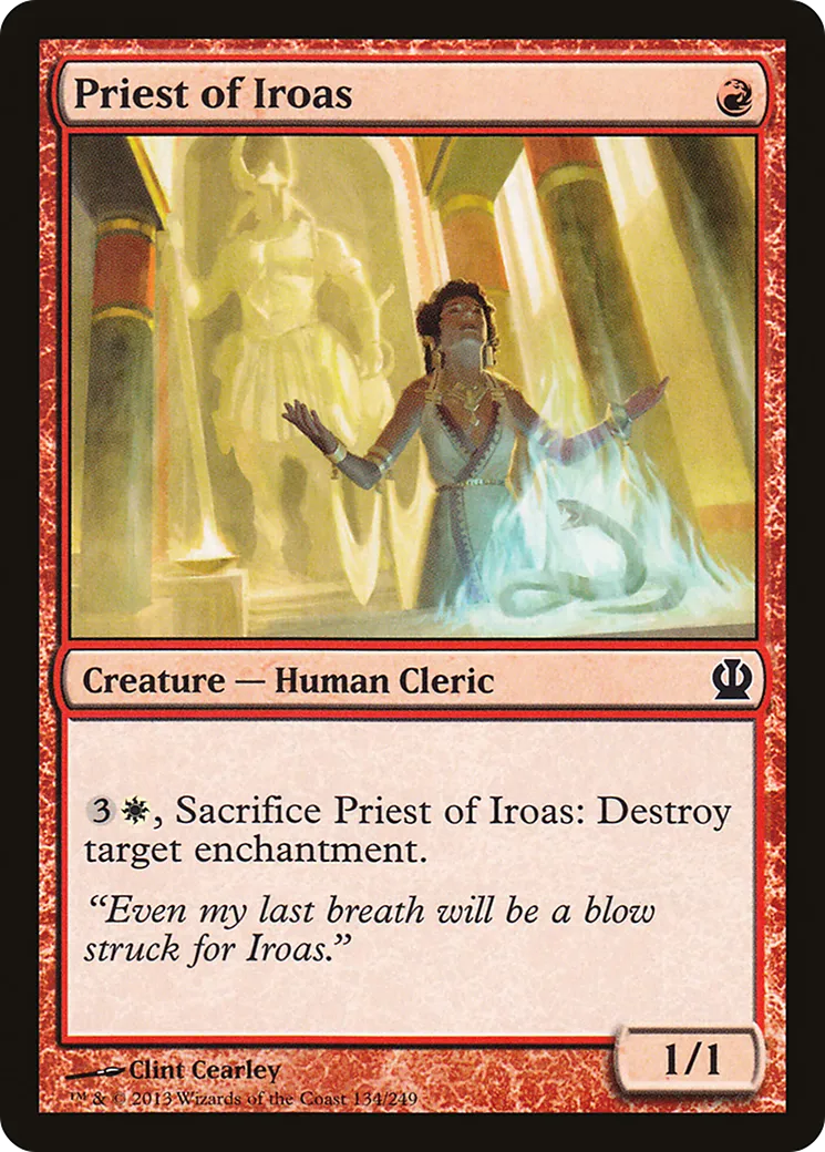 Priest of Iroas — Theros — Magic: The Gathering