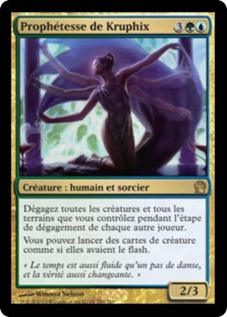 Prophétesse de Kruphix — Theros — Magic: The Gathering