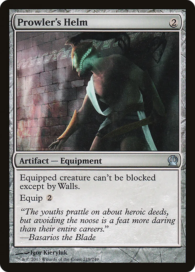 Prowler's Helm — Theros — Magic: The Gathering