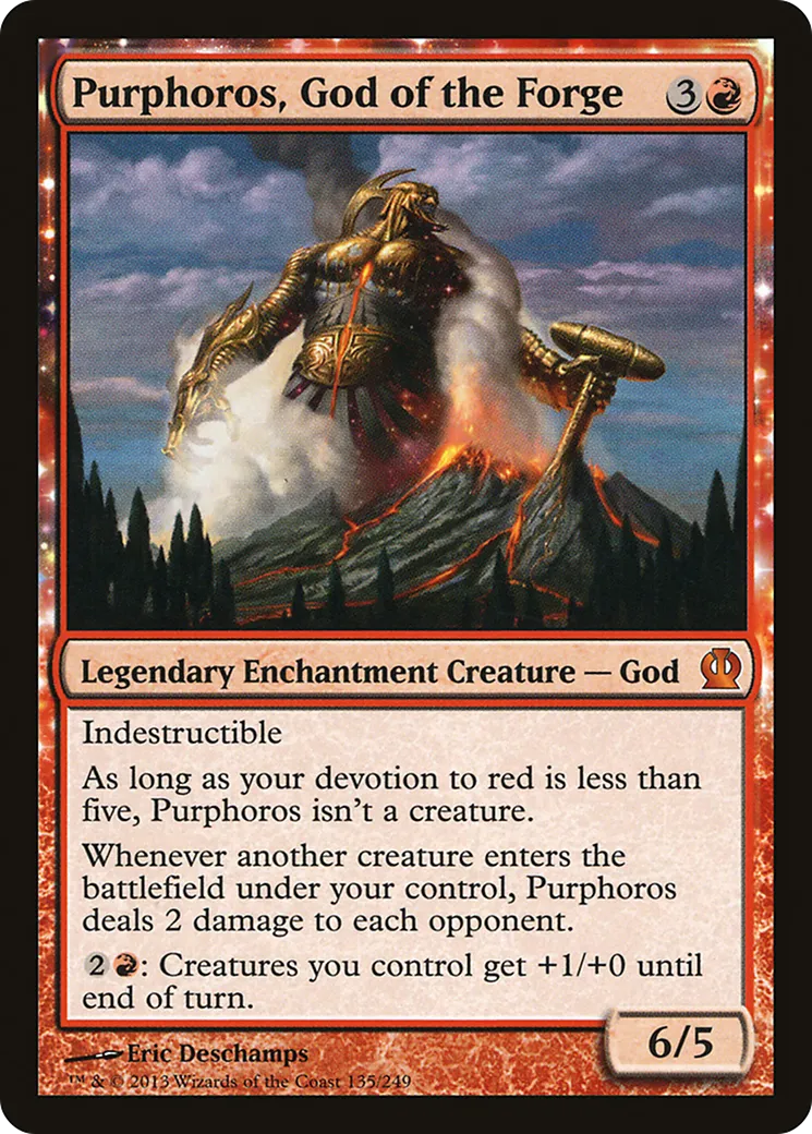 Purphoros, God of the Forge — Theros — Magic: The Gathering