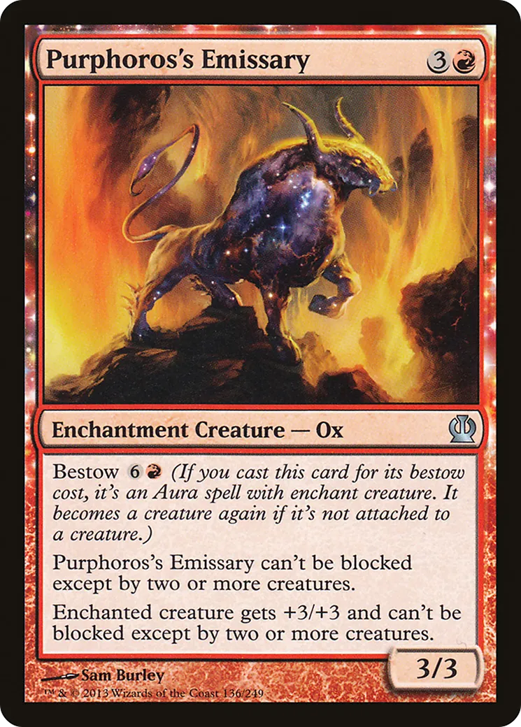 Émissaire de Purphoros — Theros — Magic: The Gathering