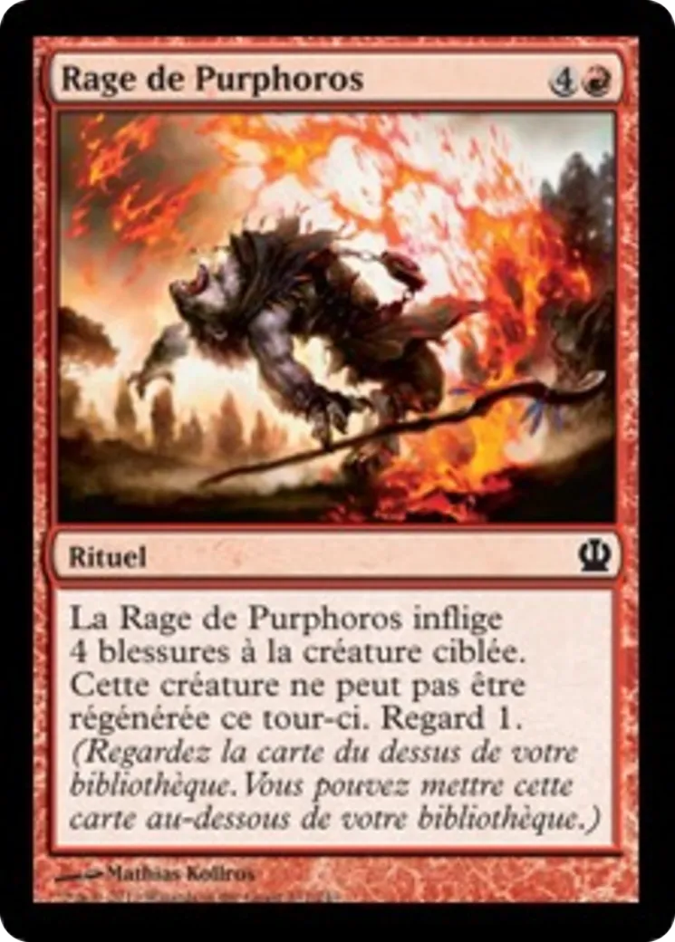 Rage de Purphoros — Theros — Magic: The Gathering