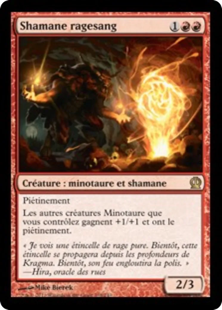 Shamane ragesang — Theros — Magic: The Gathering
