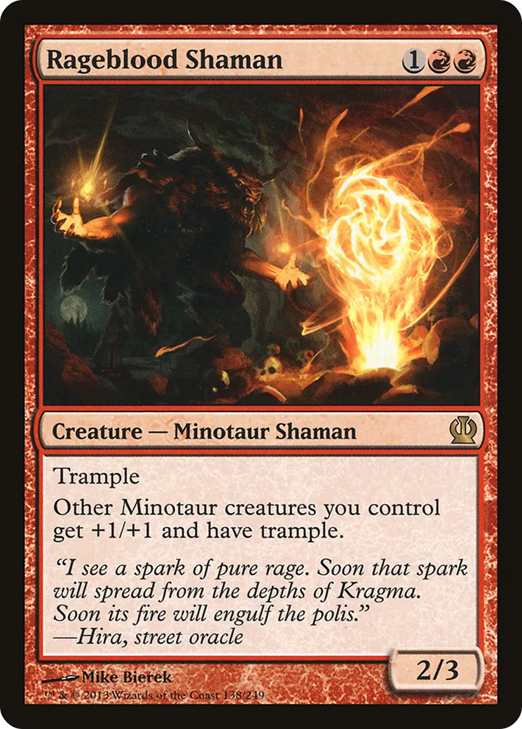 Shamane ragesang — Theros — Magic: The Gathering