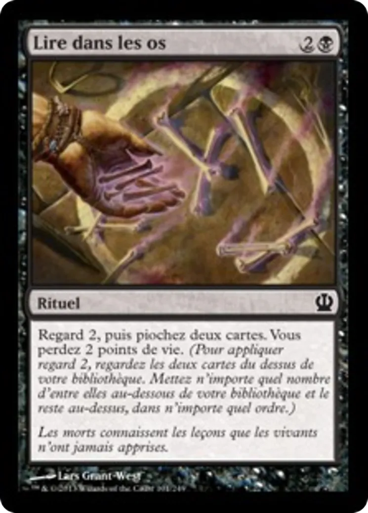 Lire dans les os — Theros — Magic: The Gathering