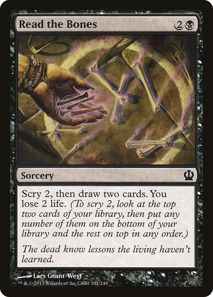 Lire dans les os — Theros — Magic: The Gathering