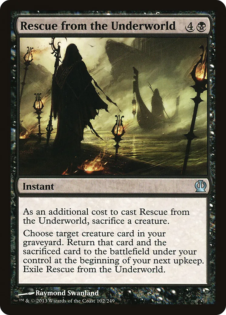 Sauvetage dans le Monde souterrain — Theros — Magic: The Gathering