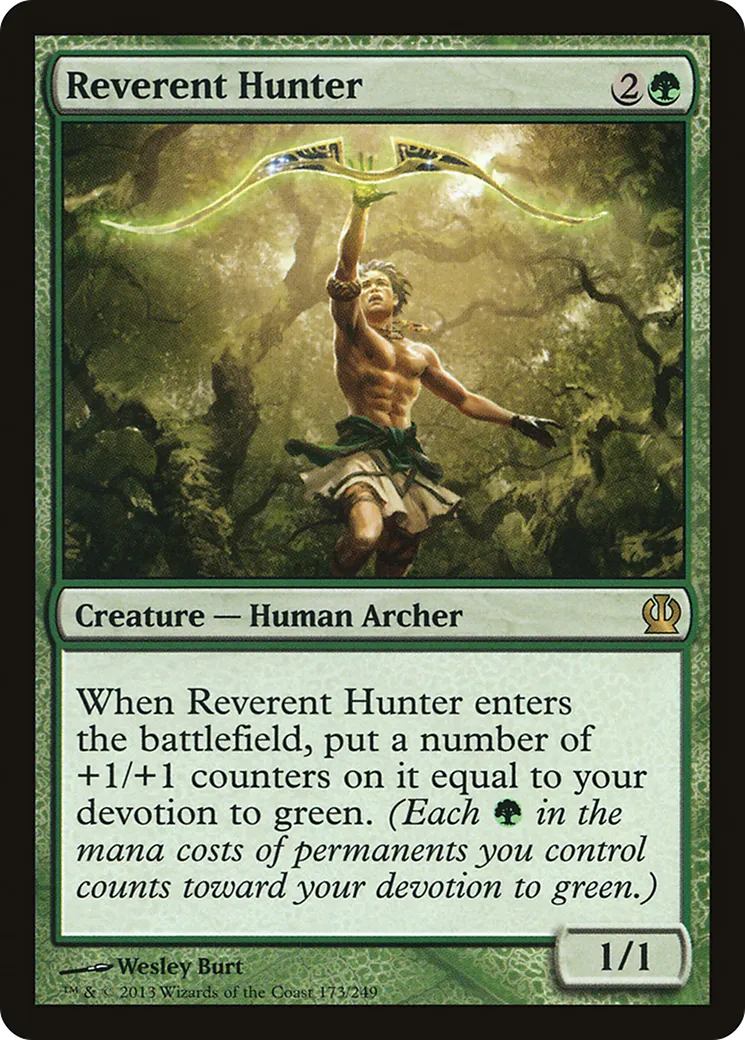 Reverent Hunter — Theros — Magic: The Gathering