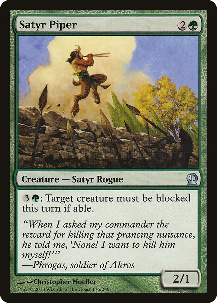 Satyr Piper — Theros — Magic: The Gathering