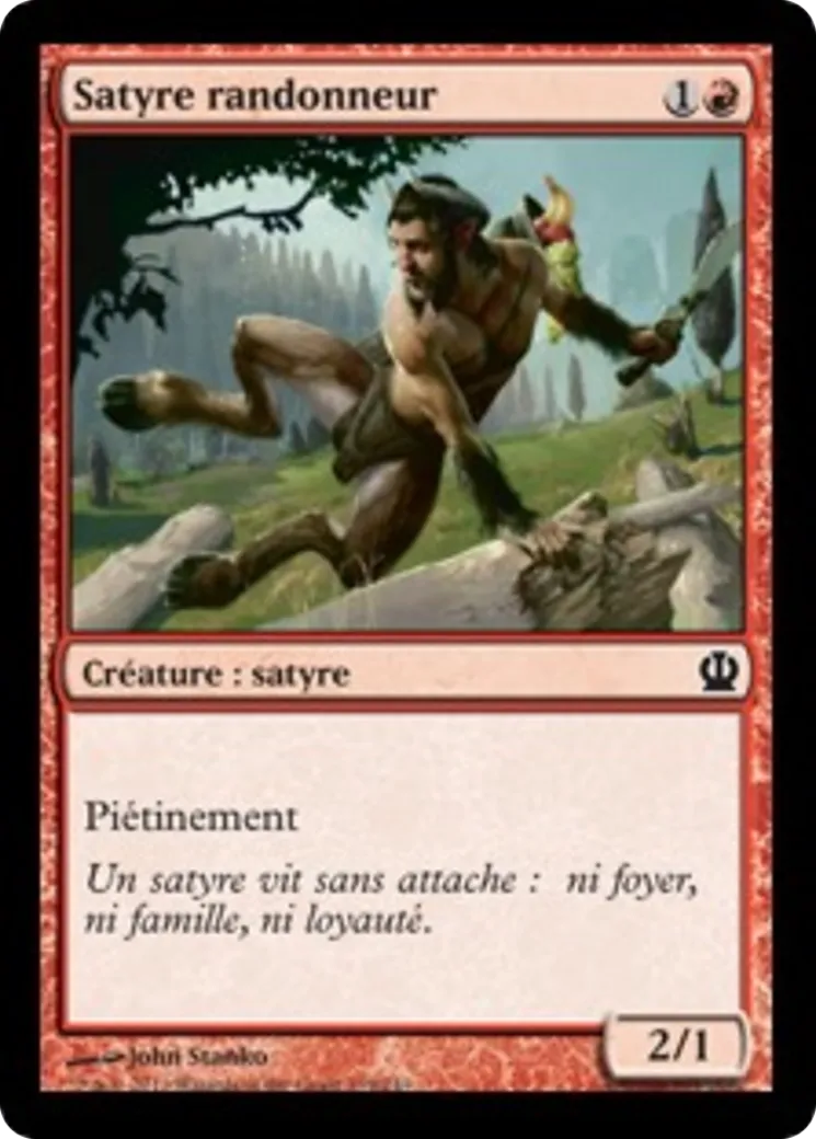 Satyre randonneur — Theros — Magic: The Gathering