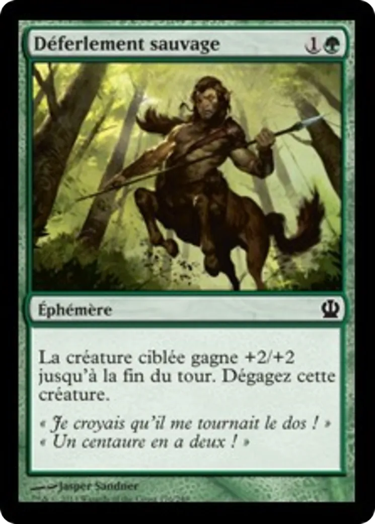 Déferlement sauvage — Theros — Magic: The Gathering