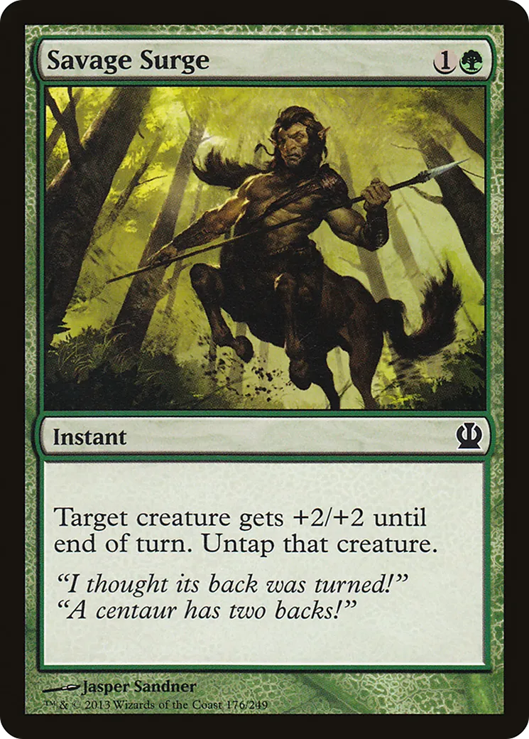 Savage Surge — Theros — Magic: The Gathering