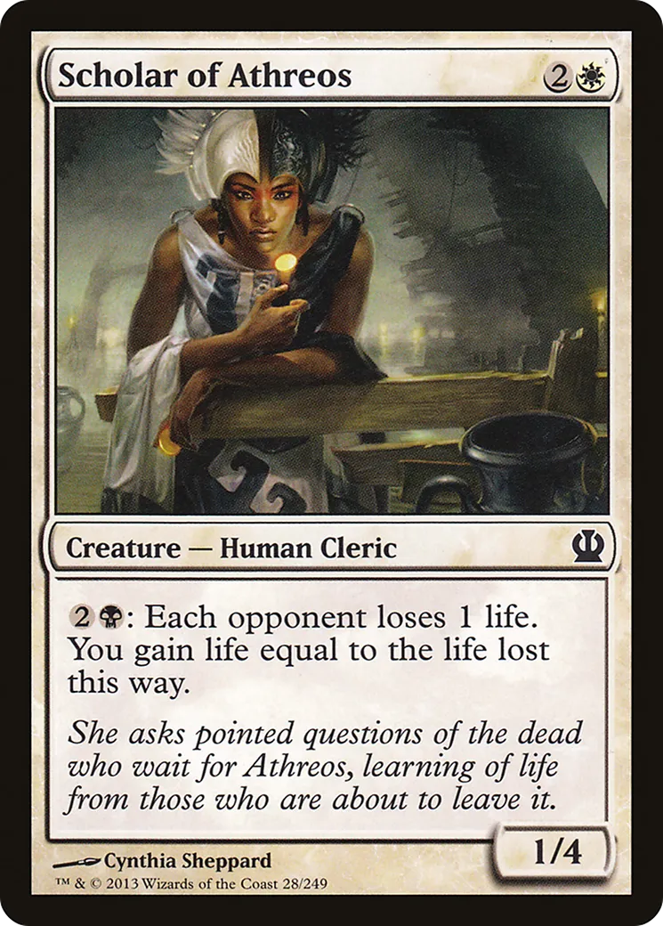 Érudite d'Athréos — Theros — Magic: The Gathering