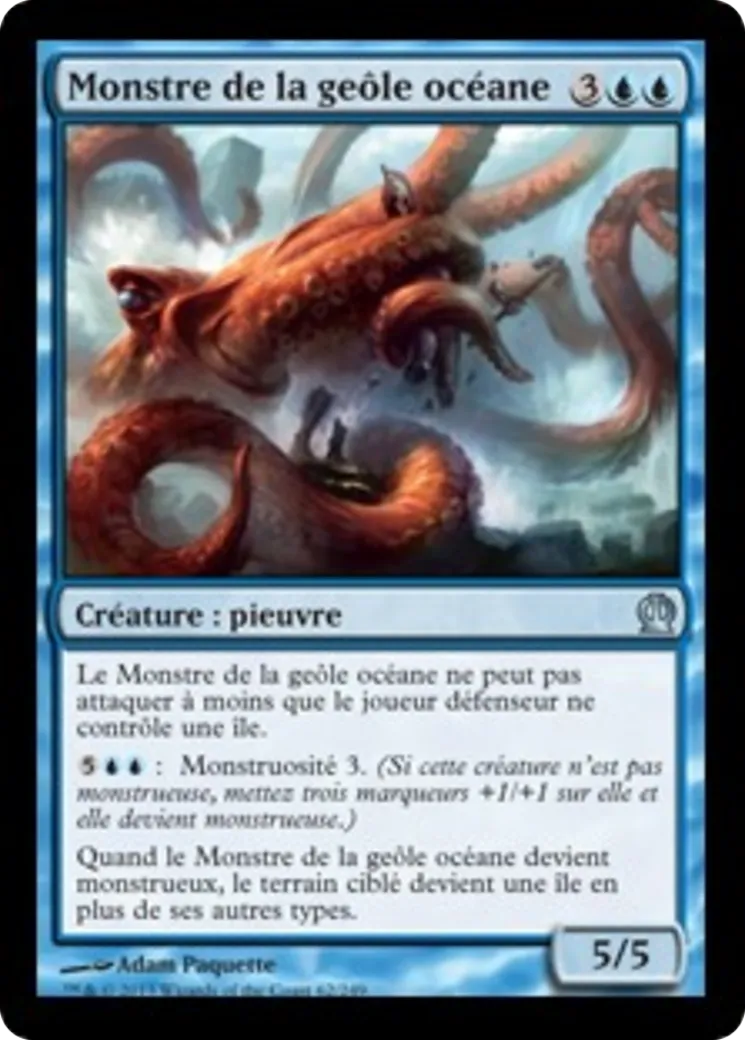 Monstre de la geôle océane — Theros — Magic: The Gathering