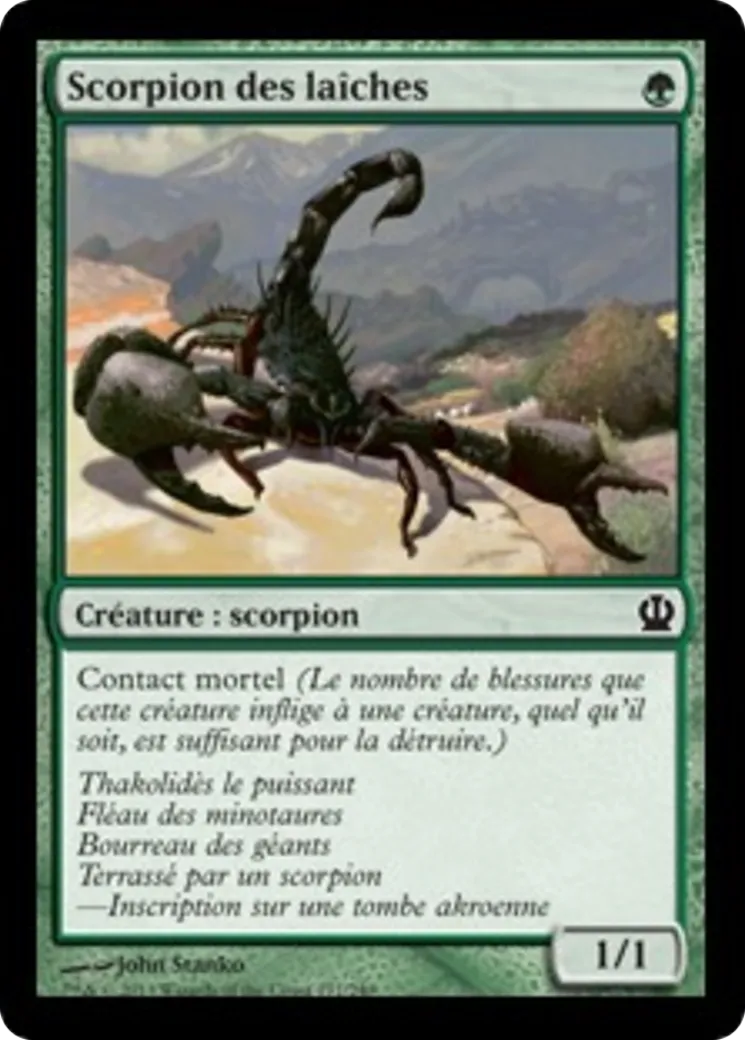Scorpion des laîches — Theros — Magic: The Gathering