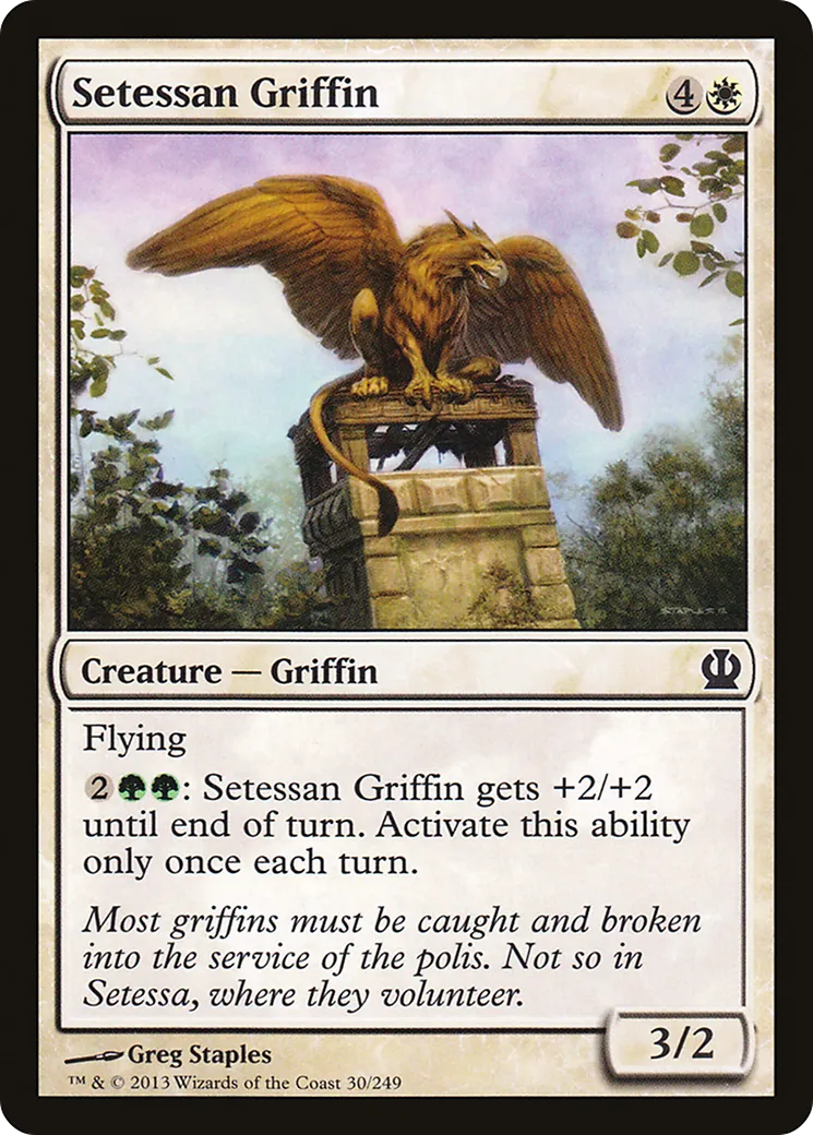 Griffon setessien — Theros — Magic: The Gathering