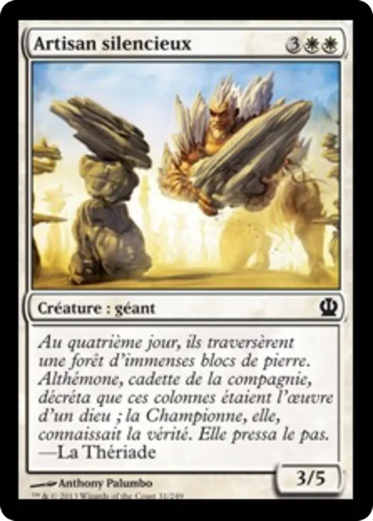 Artisan silencieux — Theros — Magic: The Gathering