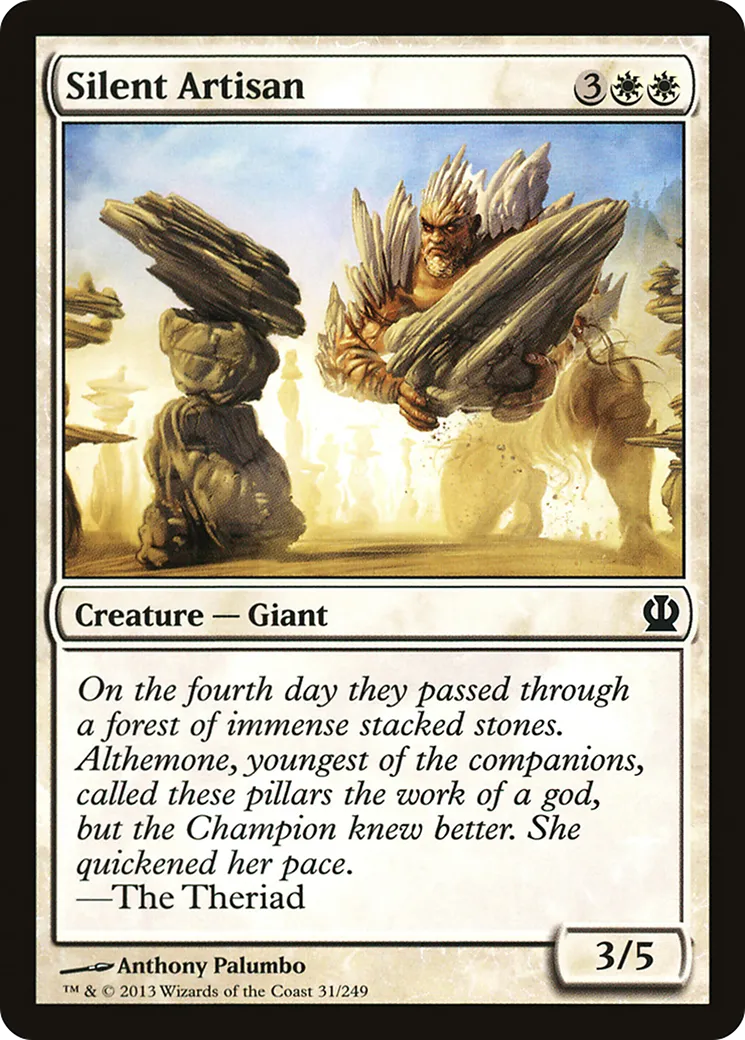Artisan silencieux — Theros — Magic: The Gathering