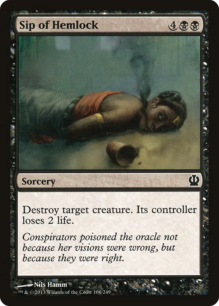 Gorgée de ciguë — Theros — Magic: The Gathering