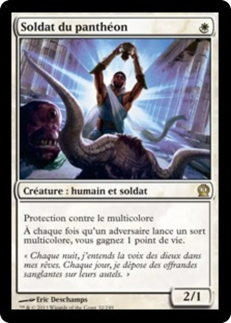 Soldat du panthéon — Theros — Magic: The Gathering