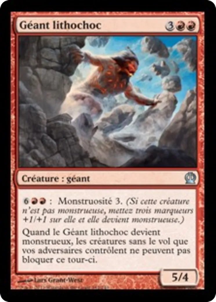 Géant lithochoc — Theros — Magic: The Gathering