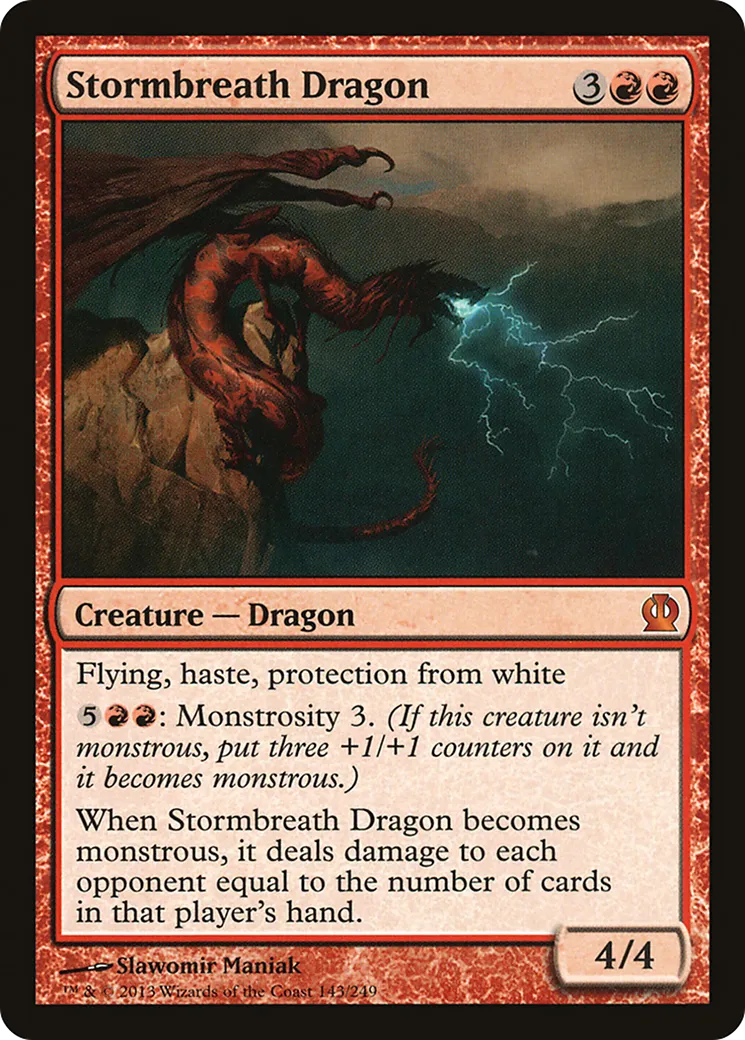 Dragon au souffle de tempête — Theros — Magic: The Gathering