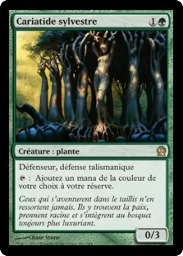 Cariatide sylvestre — Theros — Magic: The Gathering
