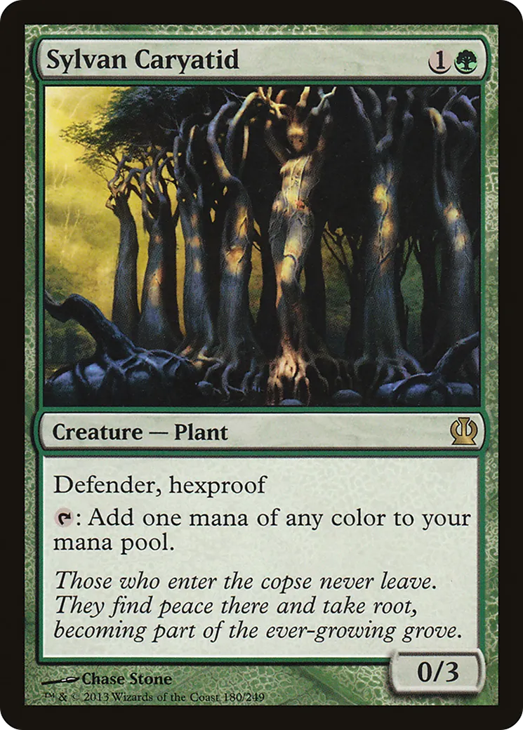 Cariatide sylvestre — Theros — Magic: The Gathering