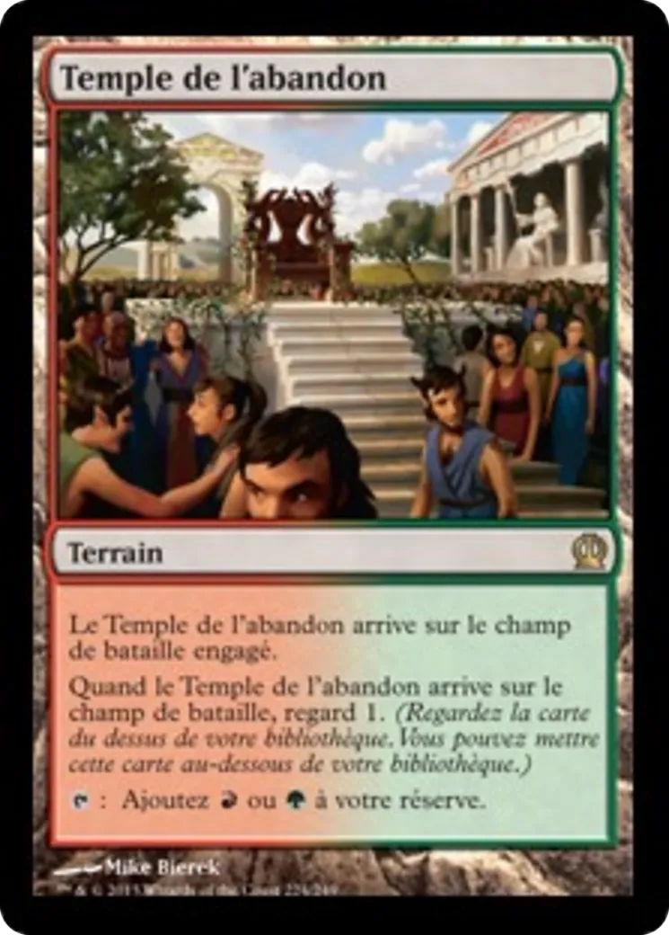Temple de l'abandon — Theros — Magic: The Gathering