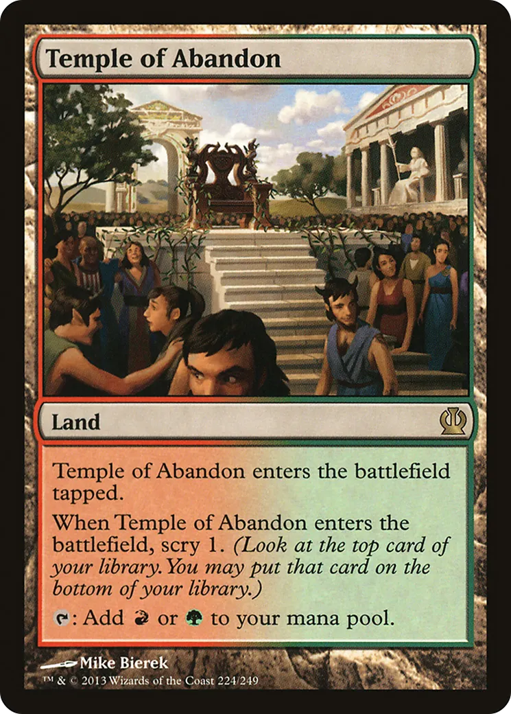 Temple de l'abandon — Theros — Magic: The Gathering