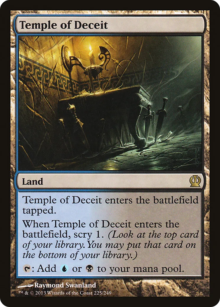 Temple of Deceit — Theros — Magic: The Gathering
