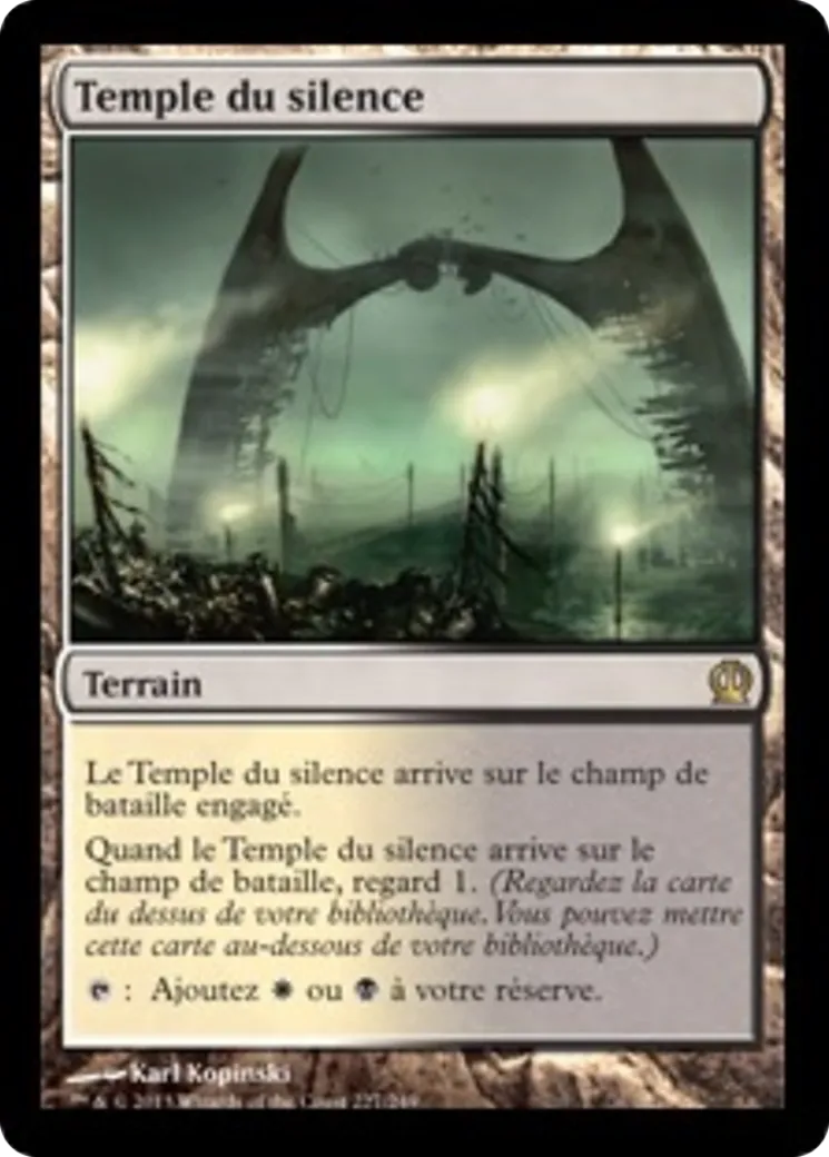 Temple du silence — Theros — Magic: The Gathering