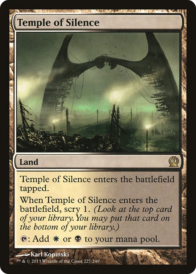 Temple of Silence — Theros — Magic: The Gathering