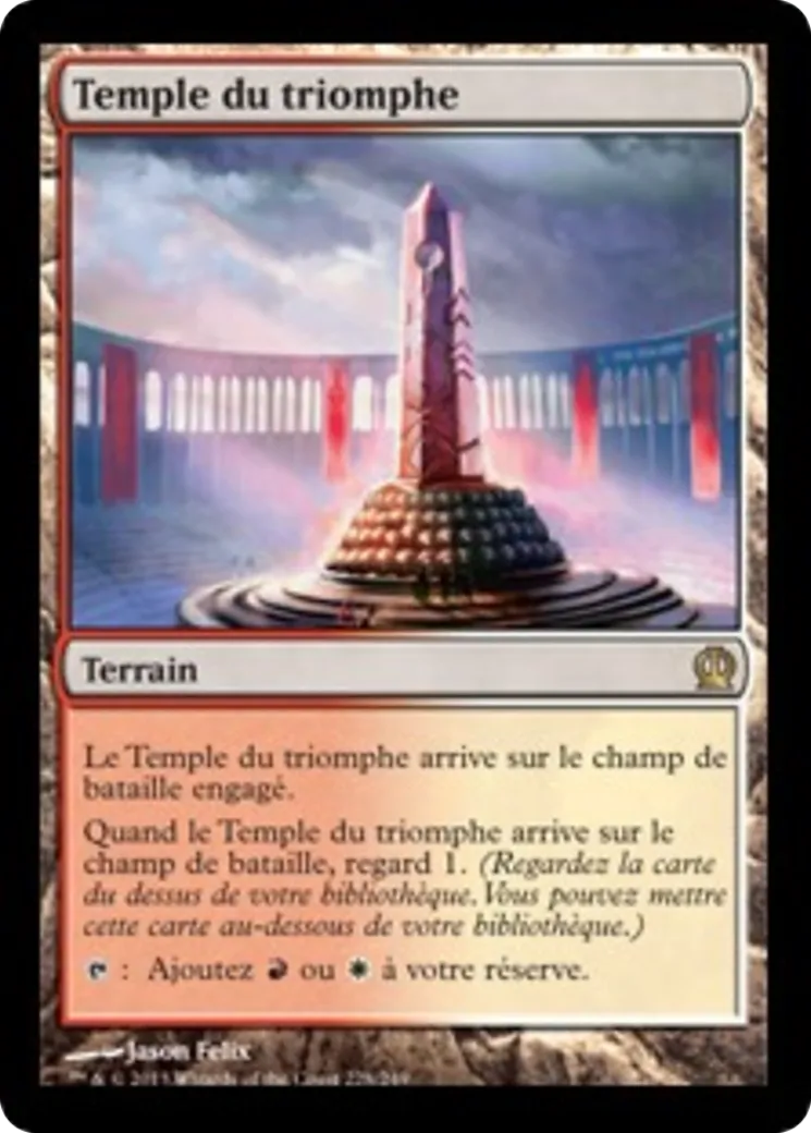 Temple du triomphe — Theros — Magic: The Gathering