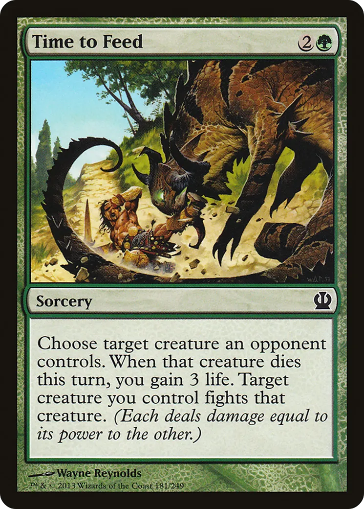Time to Feed — Theros — Magic: The Gathering