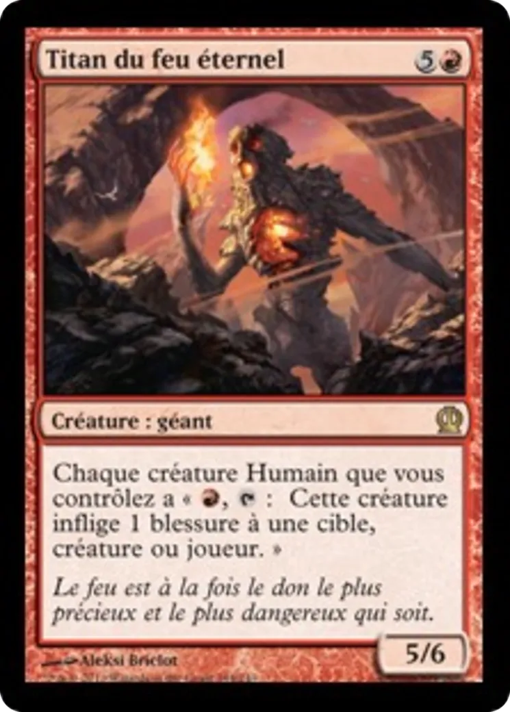 Titan du feu éternel — Theros — Magic: The Gathering