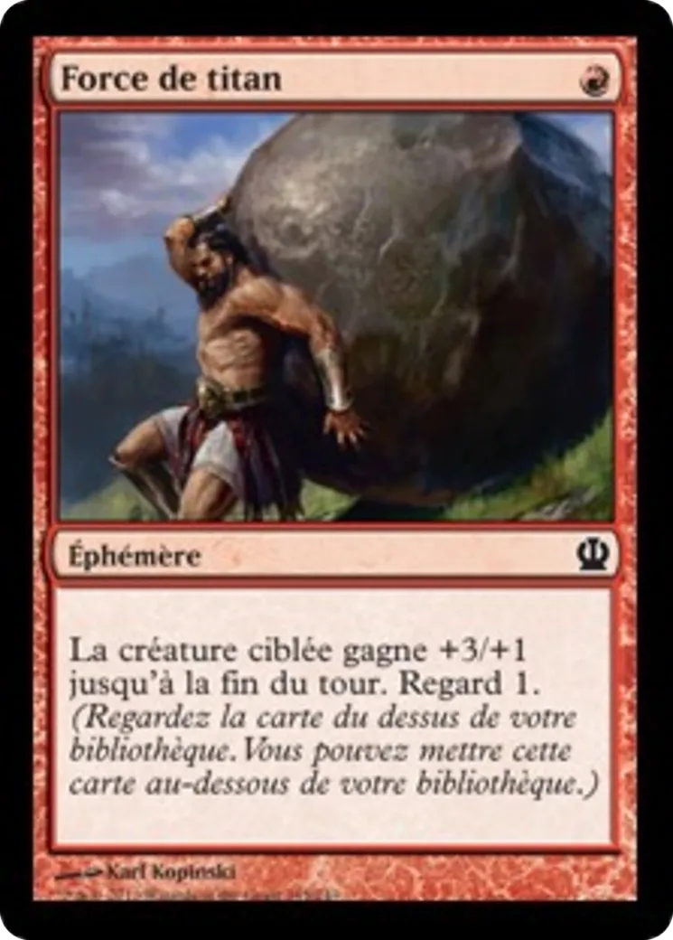 Force de titan — Theros — Magic: The Gathering