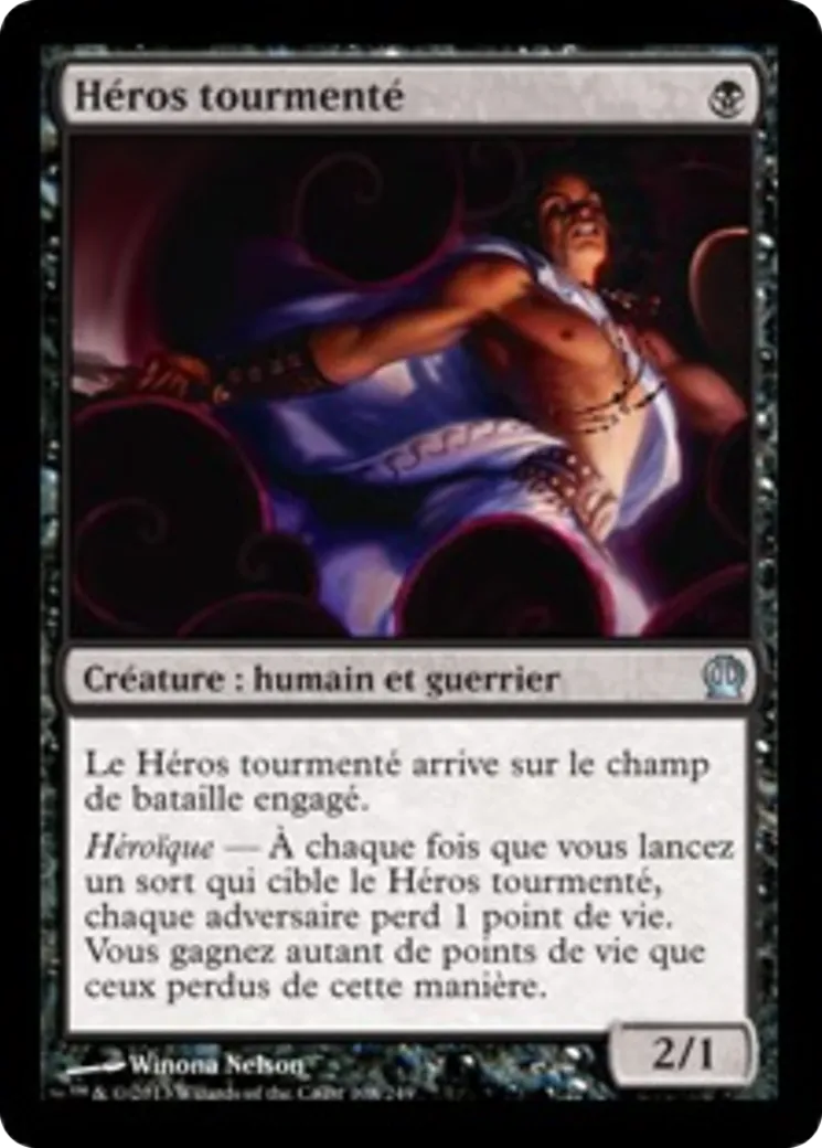 Héros tourmenté — Theros — Magic: The Gathering