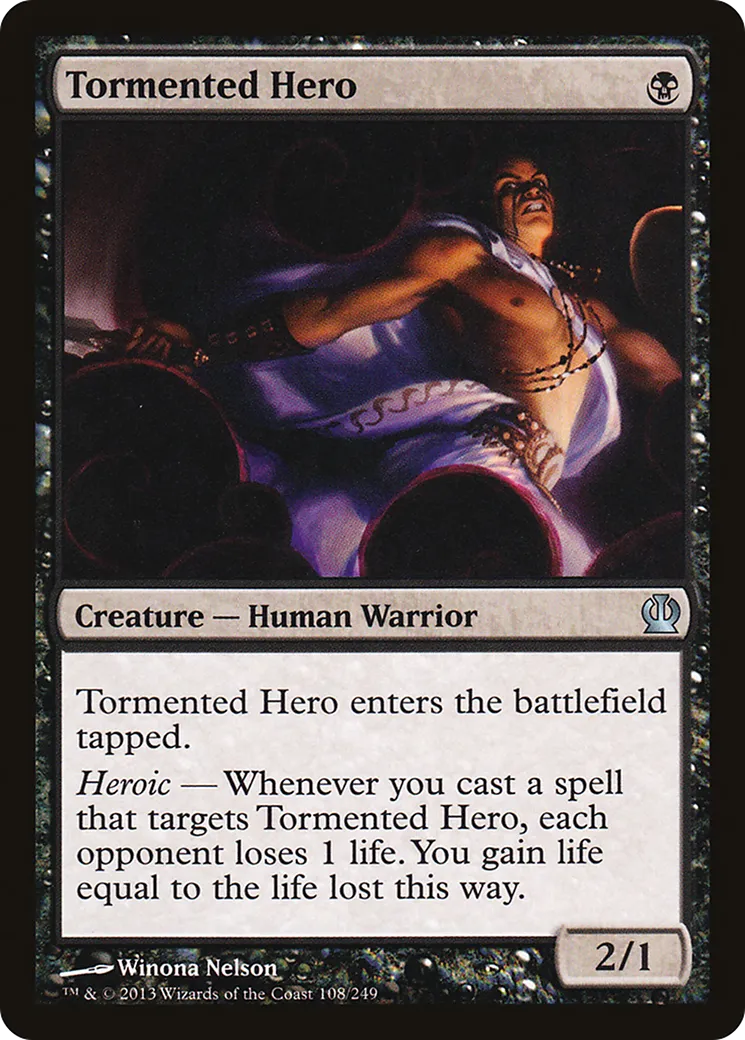 Héros tourmenté — Theros — Magic: The Gathering