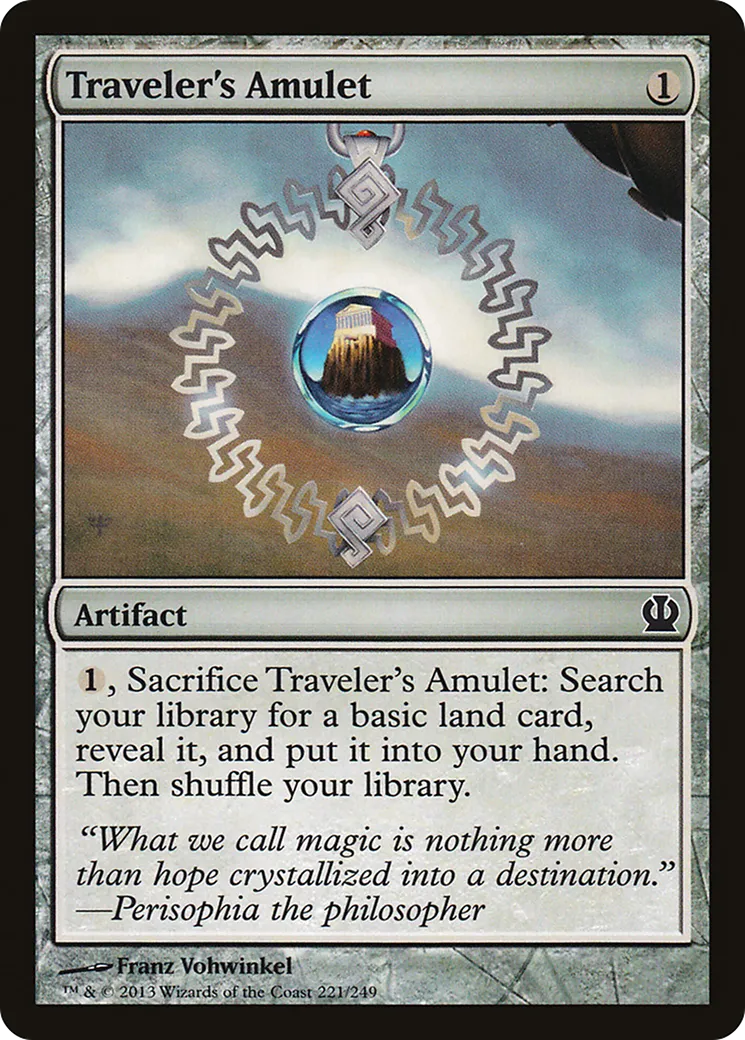 Amulette du voyageur — Theros — Magic: The Gathering