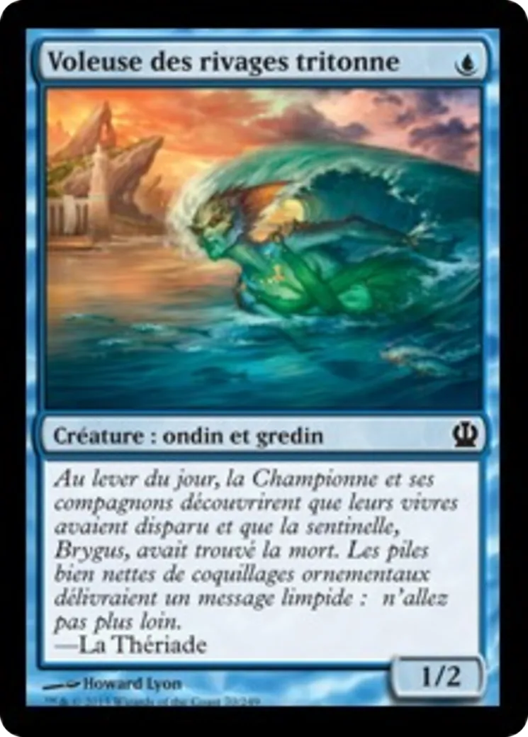 Voleuse des rivages tritonne — Theros — Magic: The Gathering