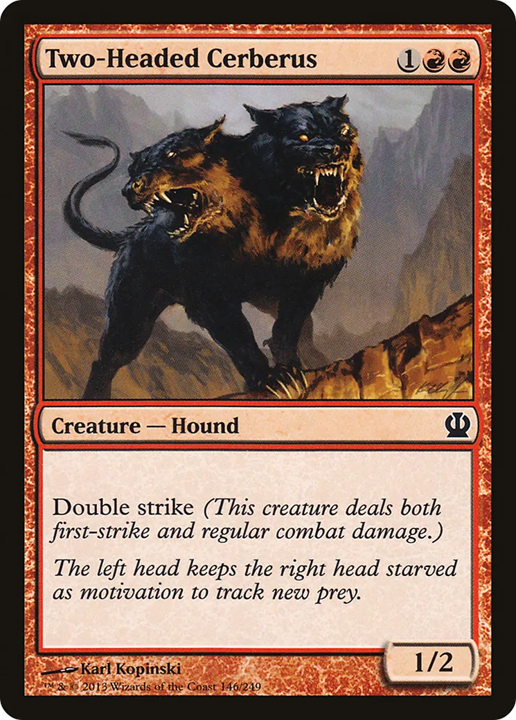 Two-Headed Cerberus — Theros — Magic: The Gathering