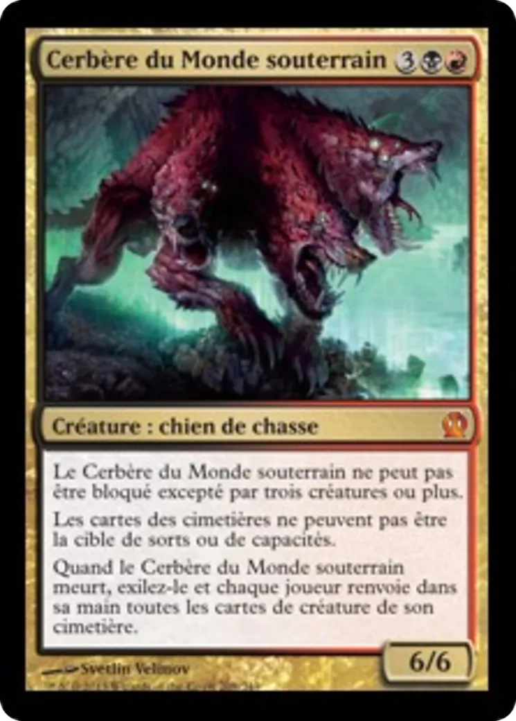 Cerbère du Monde souterrain — Theros — Magic: The Gathering