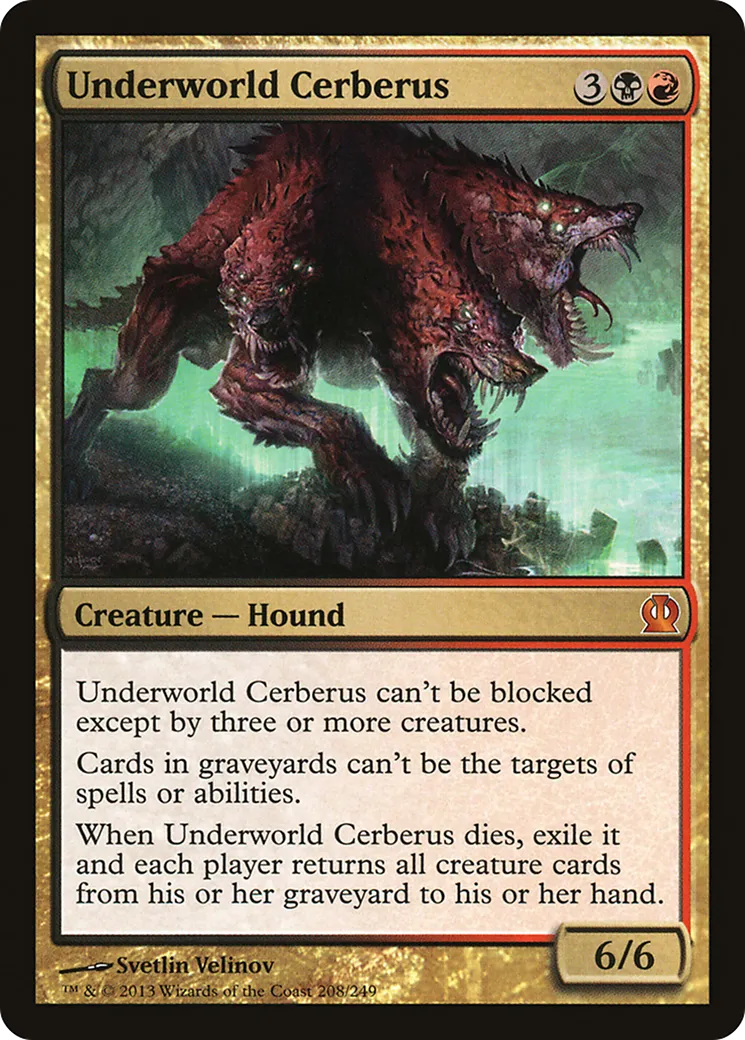 Underworld Cerberus — Theros — Magic: The Gathering
