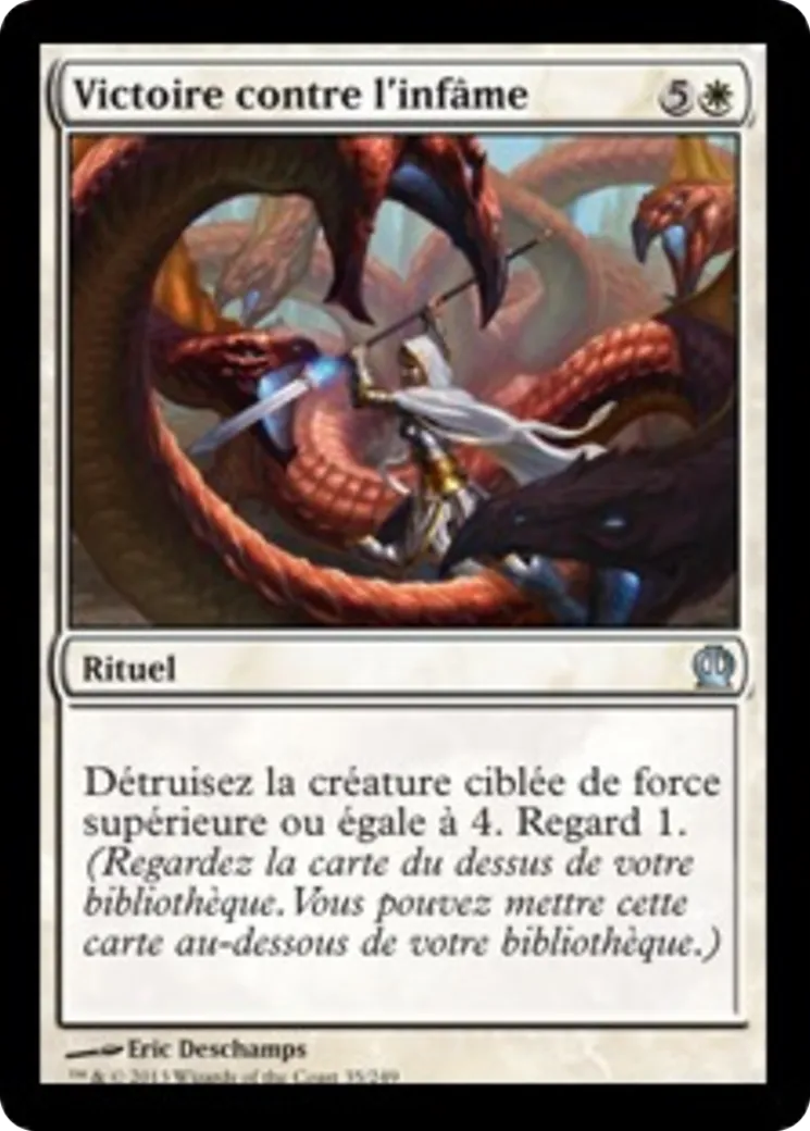 Victoire contre l'infâme — Theros — Magic: The Gathering
