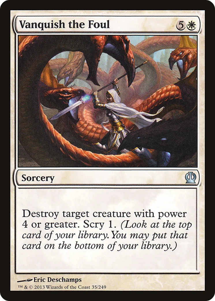 Vanquish the Foul — Theros — Magic: The Gathering